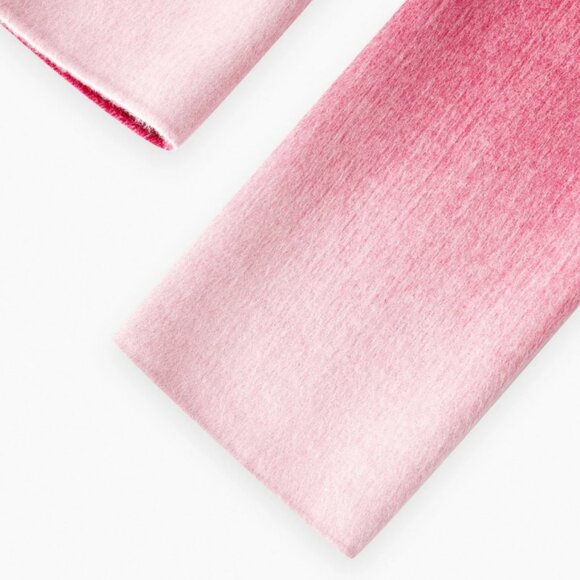 Pink tones Elegant Women's Premium Ombre Belted trench Overcoat Jacket Coat - Picture 12 of 12